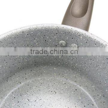 Bakelite Handle and Nonstick Stone Marble Coating Stainless Steel Sauce Pan for Easy Cleaning photo-4