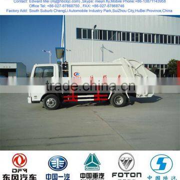 4 m3 Yuejin Garbage Truck,garbage Compactor, 4 Cbm Yuejin Compactor Garbage Truck photo-2