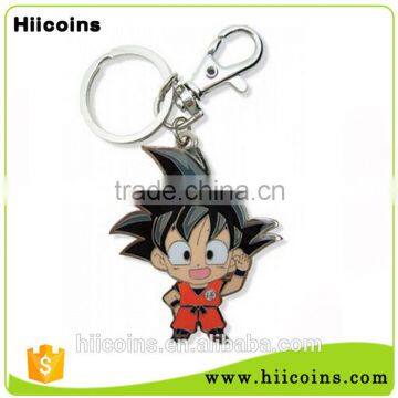 PVC Keyring NO MOQ Custom cartoon Keychains Funny Keychain Keyring