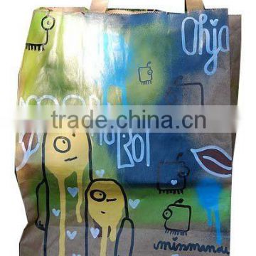 2011 full colour printing recyclable Paper Shopping Bag manufacture china