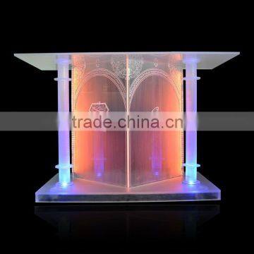 High Quality Acrylic Bar Table With Lights,DJ Table for Bar photo-6