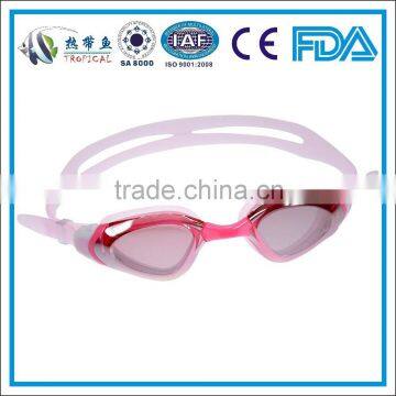 Best anti fog adult silicone swimming goggles with quick adjust strap