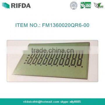 10 digit custom 7 segment flexible lcd display