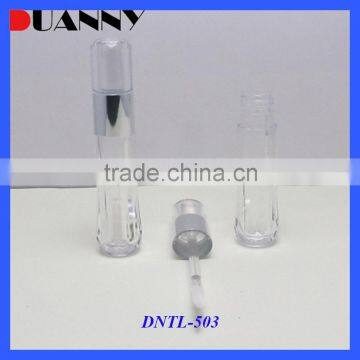 Round Empty Lip Gloss Container Lipgloss Tube Plastic Case For Cosmetic Packaging