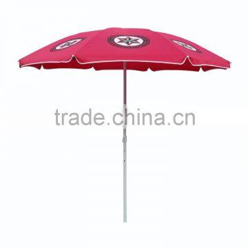 logo printed parasol silking printed beach umbrella advertisement parasol