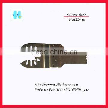 20mm(3/4") Stainless Steel Oscillating Multi Tool Straight Saw Blade