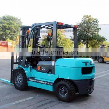 building contruction lift equipment 3 ton TCF 4 wheel forklift for sale