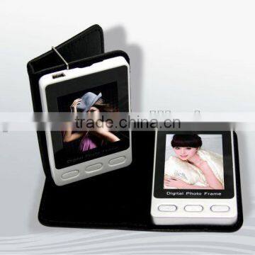 2.4inch digital Photo Frame with leather case