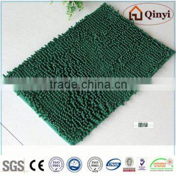 NEW Yiwu factory Anti- slip Machine Washable Microfiber Chenille mat / Chenille mat-QINYI