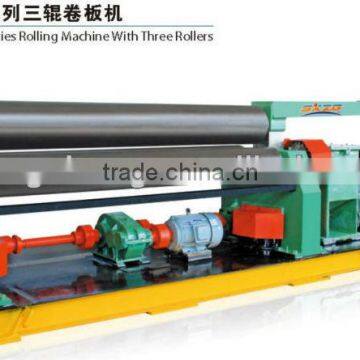China manufactruer W11 three roller symmeterical roll forming machine rolling machine W11-30*2000
