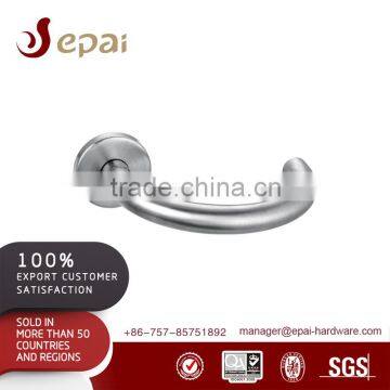 Best seller stainless steel door handle with round rosette