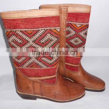 Moroccan Kilim Boots handmade in Morocco