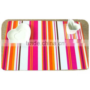 Carton colorful cute and nice good quality PP placemat