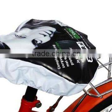 printing black waterproof bicycle seat cover