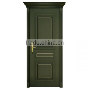 2014 New Design Single Modern Best Wooden Casting Aluminum Door