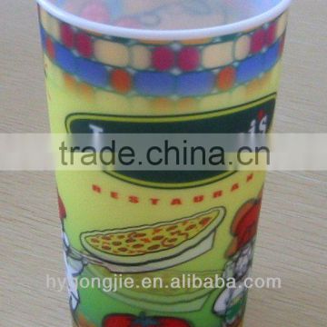 promotional 500ml 3D lenticular plastic water tumbler