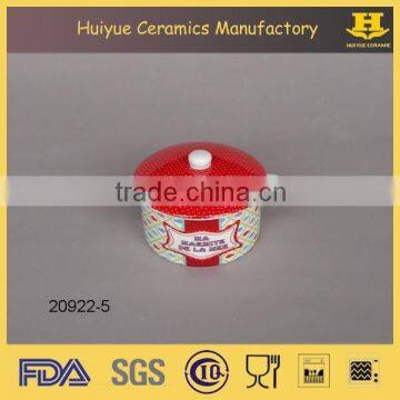 Ceramic Small Ragout Bowl With Lid photo-6