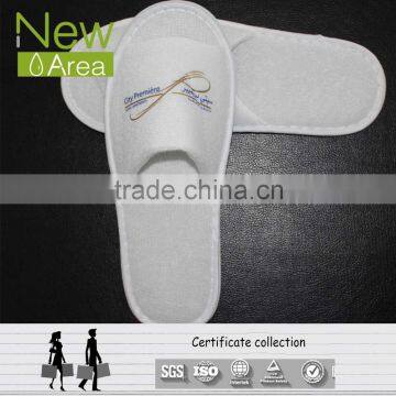 high quality hot sale cheapest hotel logo customized towel slipper 180g