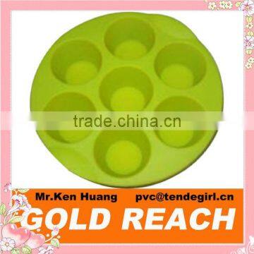 Silicone 7 hole Big Lace Cake Model