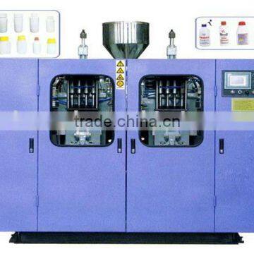 double station automatic extrusion blow molding machine PC small bottle