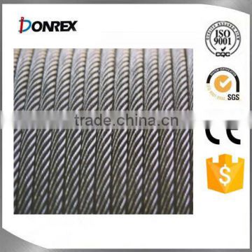 Stainless steel wire rope price from manufactory