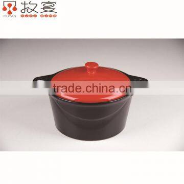 Chaozhou MUYAN Ceramic casserole soup pot with lid korean new design                        
                                                Quality Choice