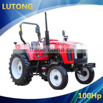 China LUTONG New 100Hp 2WD Farm Wheel Tractor with Safety Frame/YTO Engine/Shuttle Shift 16F+8R/CE&ISO