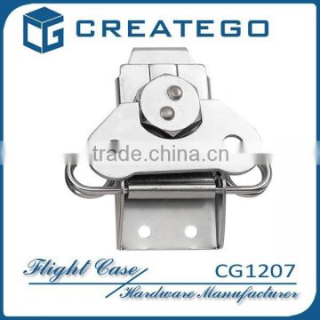 chrome plating briefcase aluminum case latch lock