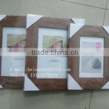elegant PS plastic photo frame brown A4 PS-003