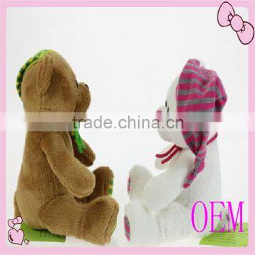 Favorable plush teddy bear ,Christmas teddy bear , couples teddy bear