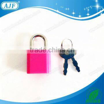 AJF Wholesale Popular Colorful Square Plastic Mini Key Locks