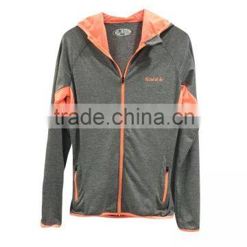 Santic Women's fitness Jacket OEM service Cation fabric Melange