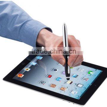 3 in 1 Promotional Pen Body Type Led Light Ball flashlight Stylus Pen photo-2