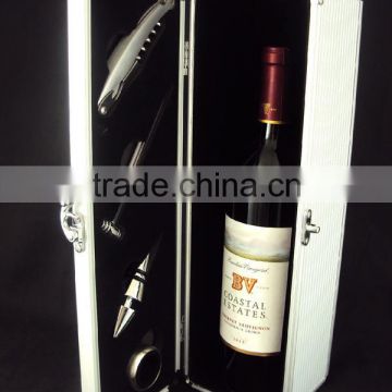 Aluminum Wine Box Silver Wine Carrying Case, ZYD-AW003