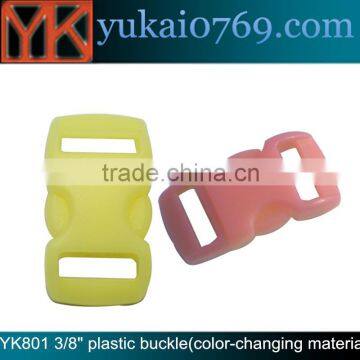Yukai 3/8" contoured platic buckle in various colors
