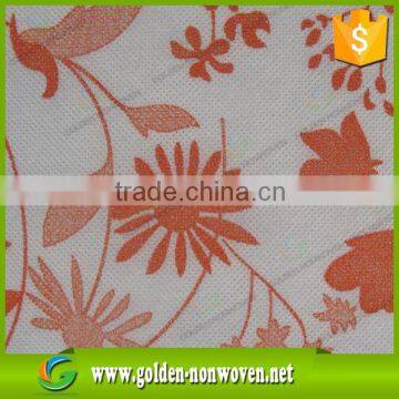 full printing pp spunbond printed nonwoven/non woven fabric in roll for packing,non-woven printed spunbond fabric