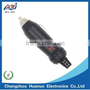 12V car cigarette lighter plug with led light