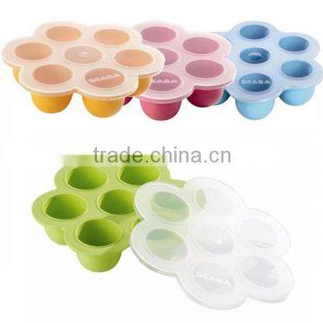 HOT Sale LFGB & FDA Approved Silicone baby food storage containers