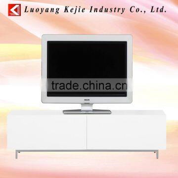 Hot Sale Modern Stainless Steel Leg 5-layer Black Tempered Glass TV Stand Cabinet Table photo-4