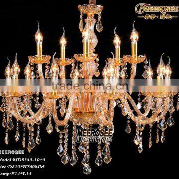 Extra Antique Candle Hold Crystal Chandelier Factory-outlet Interior Decorative Pendent Light MD8345