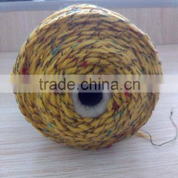 1/4NM 85%acrylic 15%polyester icelan neps yarn