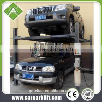 smart four column hydraulic car lift parking system with CE approve