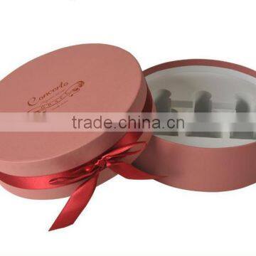 Custom New-style Leatherette Round Box Paper photo-3