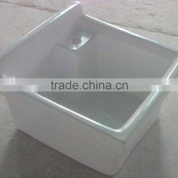 Cheapest China white ceramic Laundry tub for clothes washing