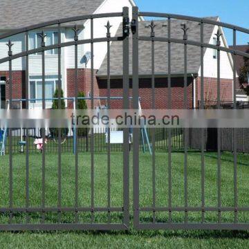 Alibaba China Supplier aluminum picket fence/indoor iron stairs fence/prefabfence panels steel