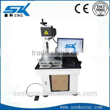 Metal Jewellery Fiber Laser Marker on Key Board Metal Business Card Plastic Glass Cup Steel Box in High Precission
