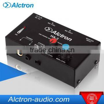 Alctron HA-3 Professional 2-channel Monitor Headphone Amplifier, Pro Headphone Amp