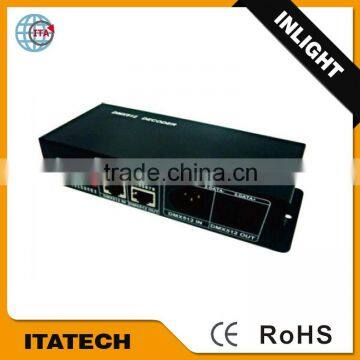 IP20 12V~24VDC DMX512 decoder touch controller/Dimmer