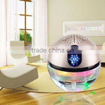 OEM factory Funglan KJ-167/168 Multifunction ranibow LED light air purifier ionizer