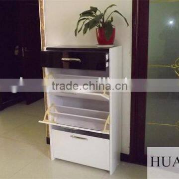 customized China melamine particle board shoe rack